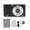 Black, variant on Suodoka 4K Digital Camera 2.8in IPS Screen 48MP Autofocus Kids Selfie Camera with Front Rear Dual Camera 16X Digital Zoom for Teens Beginner White