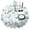 Daisy-123, variant on Round Tablecloth 60 Inch Daisy Table Cover Wrinkle Free Fade Resistant for Kitchen Dining