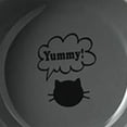thumbnail image 4 of elevados para gatos, platos de comida para gatos de interior, comederos elevados simples estables de fácil limpieza para gatos, suministros plano gris Salvador Dali Cuenco elevado para gatos, 4 of 9