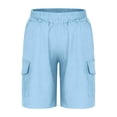 thumbnail image 4 of Ruyang Boys Cargo Shorts Summer Outdoor Quick Dry Hiking Shorts Casual Lightweight Athletic Shorts with Pockets, 4 of 8