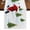 White, variant on Forest Elk Table Runner 36 Inches Long, Cotton Linen Table Runner Dresser Scarf, Deer Birds Nature Tree Antlers Mountain Short Fabric Tablerunners for Dining Tables Wedding Holiday Party 13"x36"