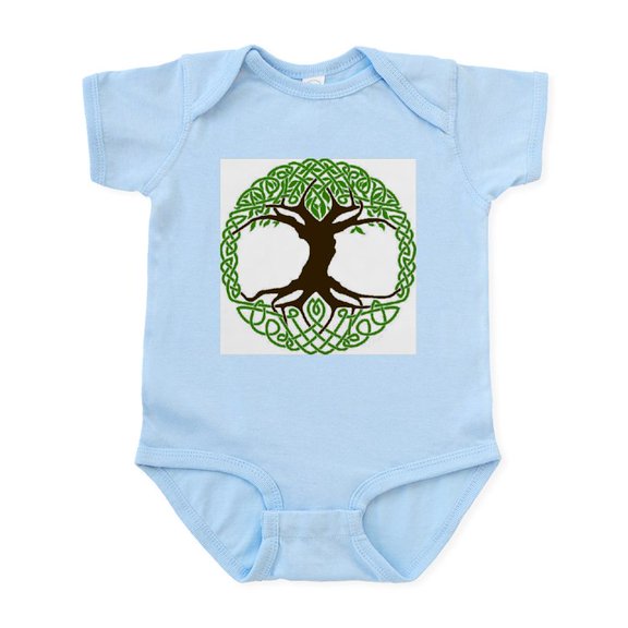 CafePress - Colored Tree Of Life Infant Bodysuit - Baby Light Bodysuit, Size Newborn - 24 Months