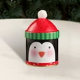 thumbnail image 6 of Honeeladyy Christmas Novelty Tin Canister with Lid Penguin Cookie Candy Tin Containers for Storing Treat Chocolate Wrapping Party Favor Supplies, 6 of 6