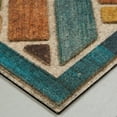 thumbnail image 6 of Mohawk Home Entry Recycled Rubber Non- Slip Indoor Outdoor Stoney Medallion Blue & Yellow Oversize Doormat 2' x 4', 6 of 6