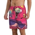 thumbnail image 2 of Invader Zim Men's Beach Shorts Swim Trunks Casual Quick Dry Board Shorts Swimwear with Mesh Lined and Pockets, 2 of 8
