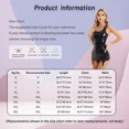 thumbnail image 4 of Women PVC Leather Wet Look Bodycon Pencil Package Hips Dress Tank Top Latex Short Miniskirt with Garter Belt, 4 of 5