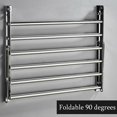 thumbnail image 2 of Stainless Steel Wall Mount Clothes Drying Rack, Space Saver Foldable Design Heavy Weight Capacity, Energy Saving Versatile Usage for Laundry Room Organizer (60 X 40cm), 2 of 5