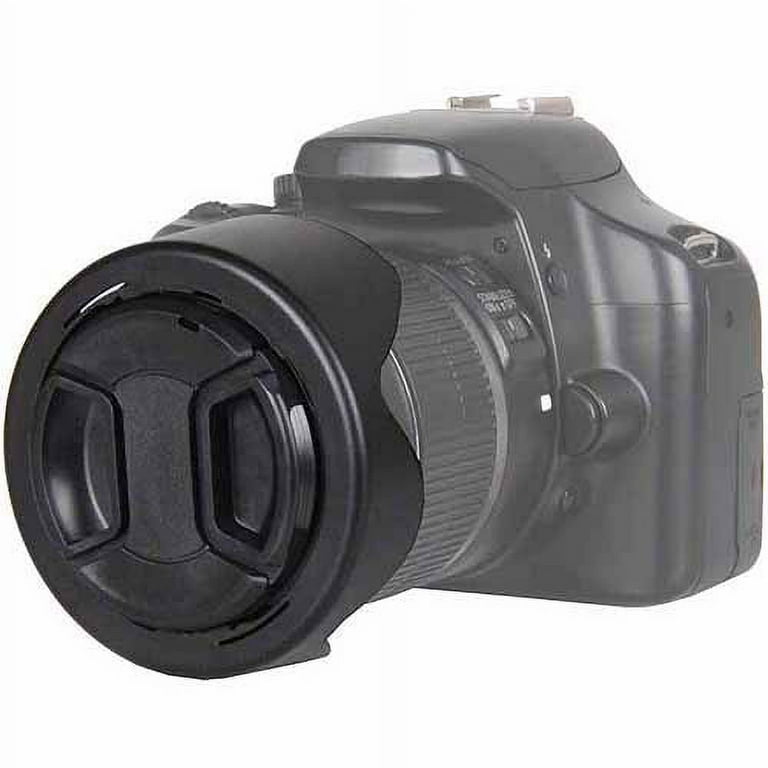 Bower Professional Series Tulip Lens Hood and Lens Cap for DSLR