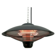 Angle View: Outsunny 1500W Outdoor Ceiling Mounted Electric Hanging Patio Heater with Remote