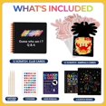 thumbnail image 2 of Craft Kit de tarjetas JMICO que brillan en la oscuridad para rascar y adivinar animales, 2 of 9