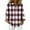 A-Red, variant on Plaid Shirts for Women Button Down Shirts Long Sleeve Business Casual Tops Fall Winter Jackets Tops Trendy