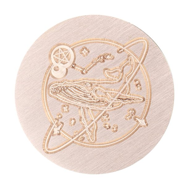 Btafrte Cabeza Sello Sellado Cera Ballena Vintage para Tarjeta Sobre Scrapbooking (JY04)