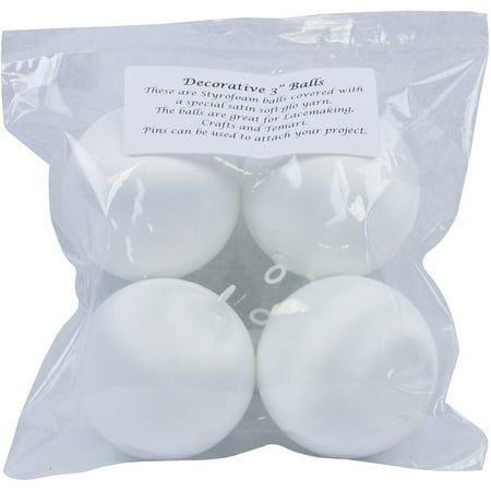UPC: 0769826327271 | Handy Hands Art & Craft Styrofoam Satin Balls 3 4pk
