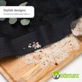 thumbnail image 4 of Premium 8 Pieces Towel Set including 2 Bath Towels 30" x 56", 2 Hand Towels 18" x 30" and 4 Washcloths 13" x 13" - Color: Black & White | 100% Cotton |Machine Washable high Absorbency, 4 of 12