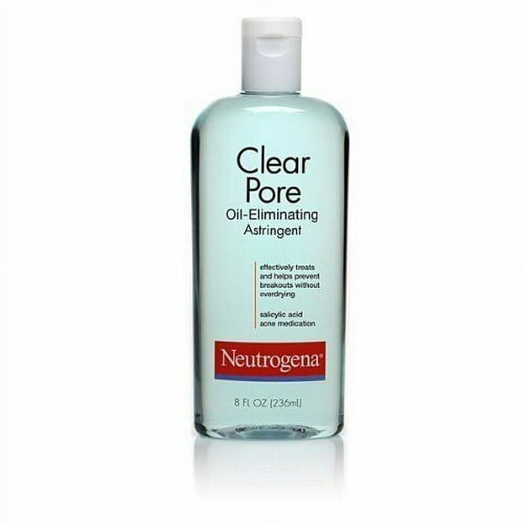 Neutrogena Clear Pore Astringent Oil Eliminating 8 Ounce (235ml) (3 Pack)