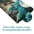 thumbnail image 2 of Dawhud Direct Eagle Clouds Super Soft Full/Queen Size Plush Fleece Blanket, 2 of 6