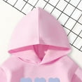 thumbnail image 5 of Ccpelsie Kids Hoodies for Boys Cute Printed Sweatshirts Casual Hooded Pullover for Little/Big Kids(Pink,3-4 Years), 5 of 7