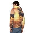 thumbnail image 4 of Naloa Sunset Dancing Dolphin A Men’s Hoodies, Zip up Hoodie, Sweatshirts,Hoodies for Men Sizes S-3XL-3X-Large, 4 of 5