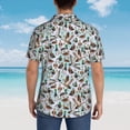 thumbnail image 5 of Salouo Mallard Ducks Wild Birds1 for Hawaiian Shirt for Men,Summer Beach Casual Short Sleeve Button Down Shirts Men's Regular-Fit Short-Sleeve Print Shirt -X-Large, 5 of 6