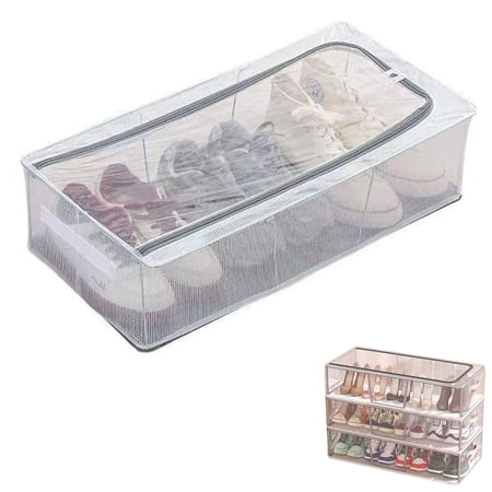 Shoe Storage Under Bed Shoes Organizer for Closet Shoe Container Stackable