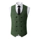 thumbnail image 1 of Camiseta sin mangas con cuello en V para hombre, color liso, sin mangas, cuello en V, informal, de moda, blusa para hombre, 1 of 6