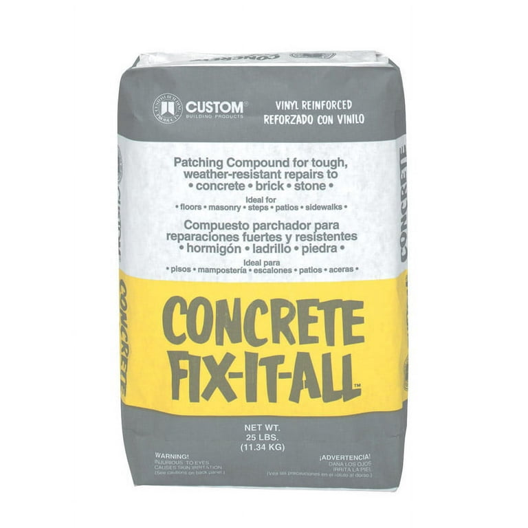 Custom Building Products Fix-It-All Concrete Patch 25 lb Custom Building Products Fix-It-All Concrete Patch 25 lb