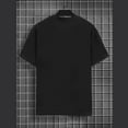 thumbnail image 6 of Hinvhai Men's Casual Henley Shirt Short Sleeve Summer V Neck Solid T-Shirt Tops Whith Pocket Black XXL(XXL), 6 of 9