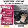 thumbnail image 4 of Bolsa de maquillaje Royalfair, enrollable, impermeable, rosa, para mujer, 4 of 9