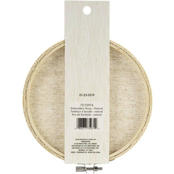 Dimensions embroidery hoop wfabric 6natural  walmartcom  walmartcom Dimensions embroidery hoop wfabric 6natural  walmartcom  walmartcom