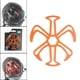 thumbnail image 5 of Forro interior acolchado para casco, alfombrilla de masaje de silicona, apto para casco de bicicleta de adulto. Naranja, 5 of 9
