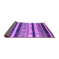 thumbnail image 2 of Ahgly Company Indoor Round Oriental Purple Industrial Area Rugs, 4' Round, 2 of 4