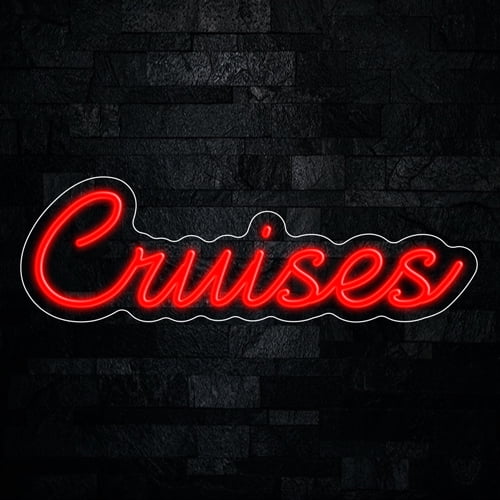 Cruises Neon LED Sign 22"L x 7"H #33045