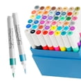 thumbnail image 2 of Nail Art Pens Set, Acrylic Paint Nail Art Markers Polish Pen for 3D Nail Art, Drawing Painting Point Liner Brush Quick Dry Waterproof Nail Art Tools for DIY Nails Art Design, 2 of 5
