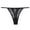 Black #62, variant on Sheer Lace G-String for Women, T Back Thong, Low Rise Cheeky Panty White M