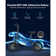 thumbnail image 2 of ANCHEER Peak 500W Foldable Electric Bike for Adults 14" E Bike with 48V 374Wh Battery LCD Display Dual Suspension UL2849 Ebike for Teens, 2 of 11