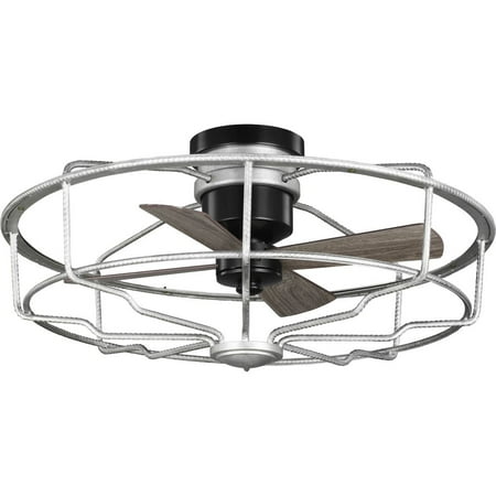 

Progress Lighting Loring 33 Loring 32-7/8 4 Blade Indoor Ceiling Fan - Galvanized Finish