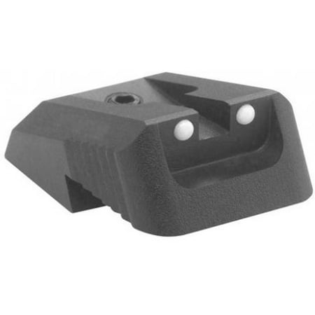 Kensight DFS 1911 Defense Fixed Rear Sight with Recessed Blade, Black (Best Fixed Rear Sight Ar 15)