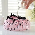 thumbnail image 2 of Miangastore 2pcs Waterproof Shower Hats Elastic Bathroom Bathing Hats Home Nightcaps, 2 of 8