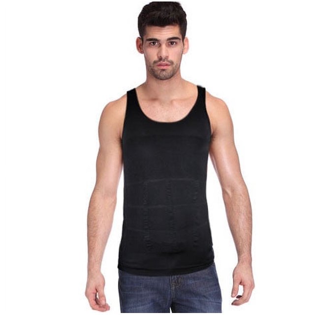 Ropa moldeadora de cuerpo para hombres Chaleco moldeador de pecho ajustado para abdomen Ropa moldeadora de cuerpo para hombres Chaleco deportivo para exteriores