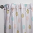 thumbnail image 3 of Designart 'Gold Chic Retro Design III' Mid-Century Modern Curtain Panel, 3 of 5