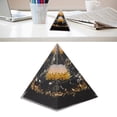 thumbnail image 1 of Pirámide de Chakra, emparejamento armonioso Pyramid de Cristal exquisito Adornos de Artesanía para el Hogar Saldos de la Energía del Cuerpo Inspirador para escritorio de, 1 of 7