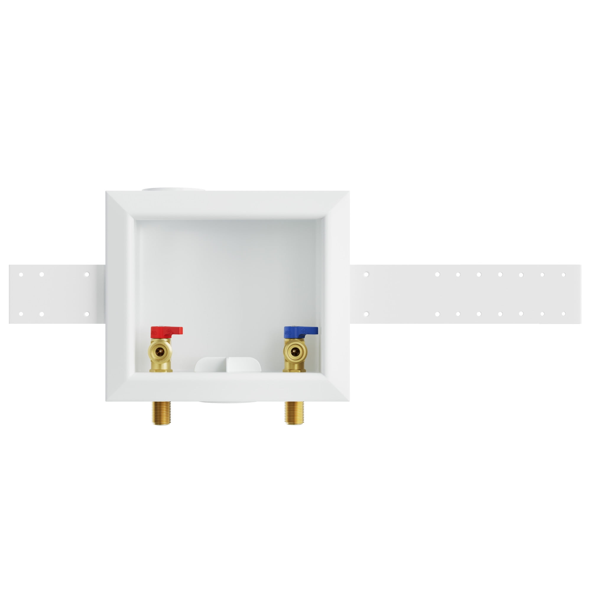 Jones Stephens B05940 Washing Machine Valve Box 1/2 Mip/Sweat C/O - White