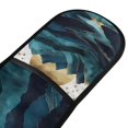 thumbnail image 4 of Yayeee Double Oven Mitt Kitchen Heat Resistant Baking 35" x7" Quilted Glove, Blue Mountains, 4 of 6