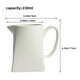 thumbnail image 4 of Mini jarra de cerámica para crema, jarra pequeña de porcelana, jarra pequeña para jarabe, dispensador de crema para café, té, leche y salsa, 230 ml, 4 of 7