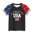 thumbnail image 4 of Gubotare Boys Fourth of July Shirt Kids 4th of July T Shirt for Boys American Flag Patriotic Shirts Toddler Indenpendence Day Tee USA Tie Dye Top 1T 2T (Black,1-2 Years), 4 of 4