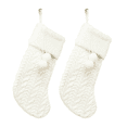 thumbnail image 1 of 2 medias navideñas de punto, medias navideñas de punto con pompón para decoraciones navideñas, 1 of 5