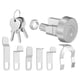 thumbnail image 3 of Kit de repuesto de bloqueo de buzón para cerradura de llave de buzón L-1172C con cerradura de armario con llave, 3 of 5