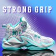 thumbnail image 2 of BINQER Zapatillas de baloncesto de caña alta for hombre con amortiguación de malla transpirable y suela antideslizante., 2 of 6