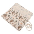 thumbnail image 4 of Estuche enrollable de lona con estampado floral para lápices, estuche para bolígrafos con cortina, bolsa de almacenamiento de gran capacidad, 4 of 5