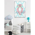 thumbnail image 5 of Marmont Hill "Modern Owl 2" by Reesa Qualia Painting Print on Wrapped Canvas, 5 of 5